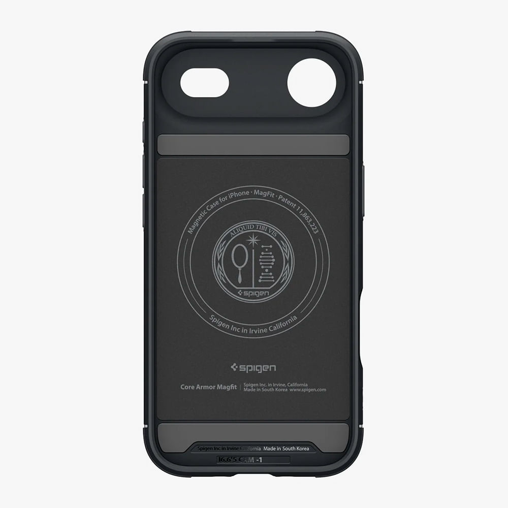 Imagen 2 del producto Case Spigen para iPhone Air Core Armor con MagSafe, antideslizante, antigolpes, negro mate